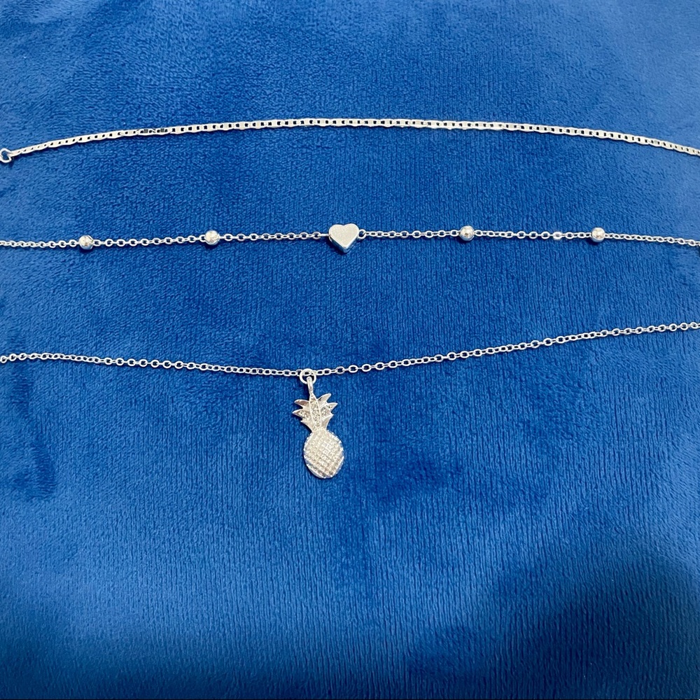 💙NWOT Set of 3 ankle bracelets💙